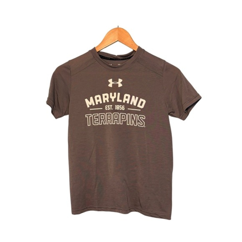 Under Armour Heat Gear University of Maryland UMD Logo Graphic Tee S‎